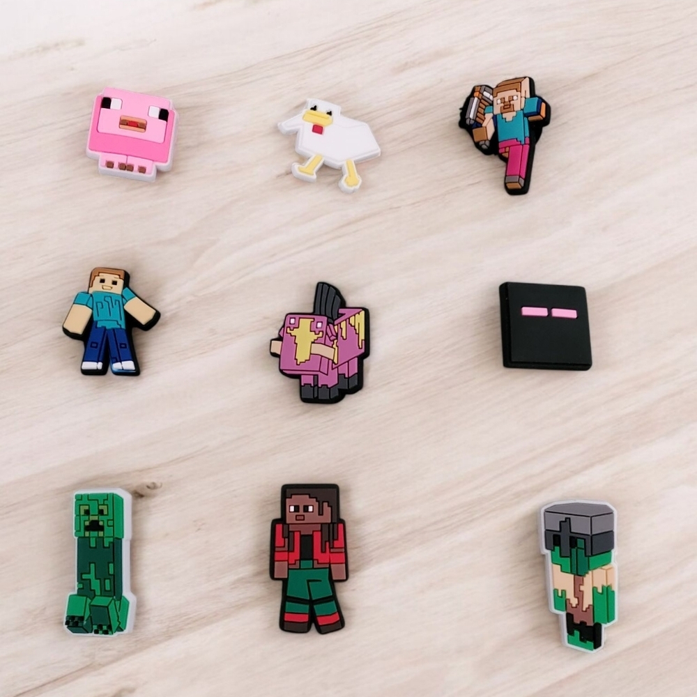 Minecraft Croc Charms
